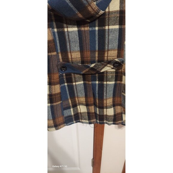Urban Republic Collection Plaid Vintage Coat Winter Size M Womens Christmas - Picture 10 of 15